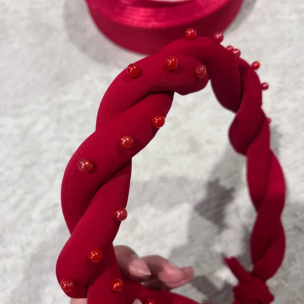 Ao Dai bride and groom headband